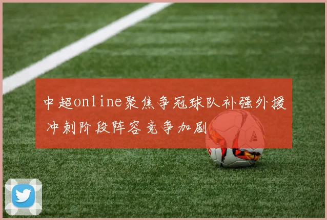 中超online聚焦争冠球队补强外援 冲刺阶段阵容竞争加剧
